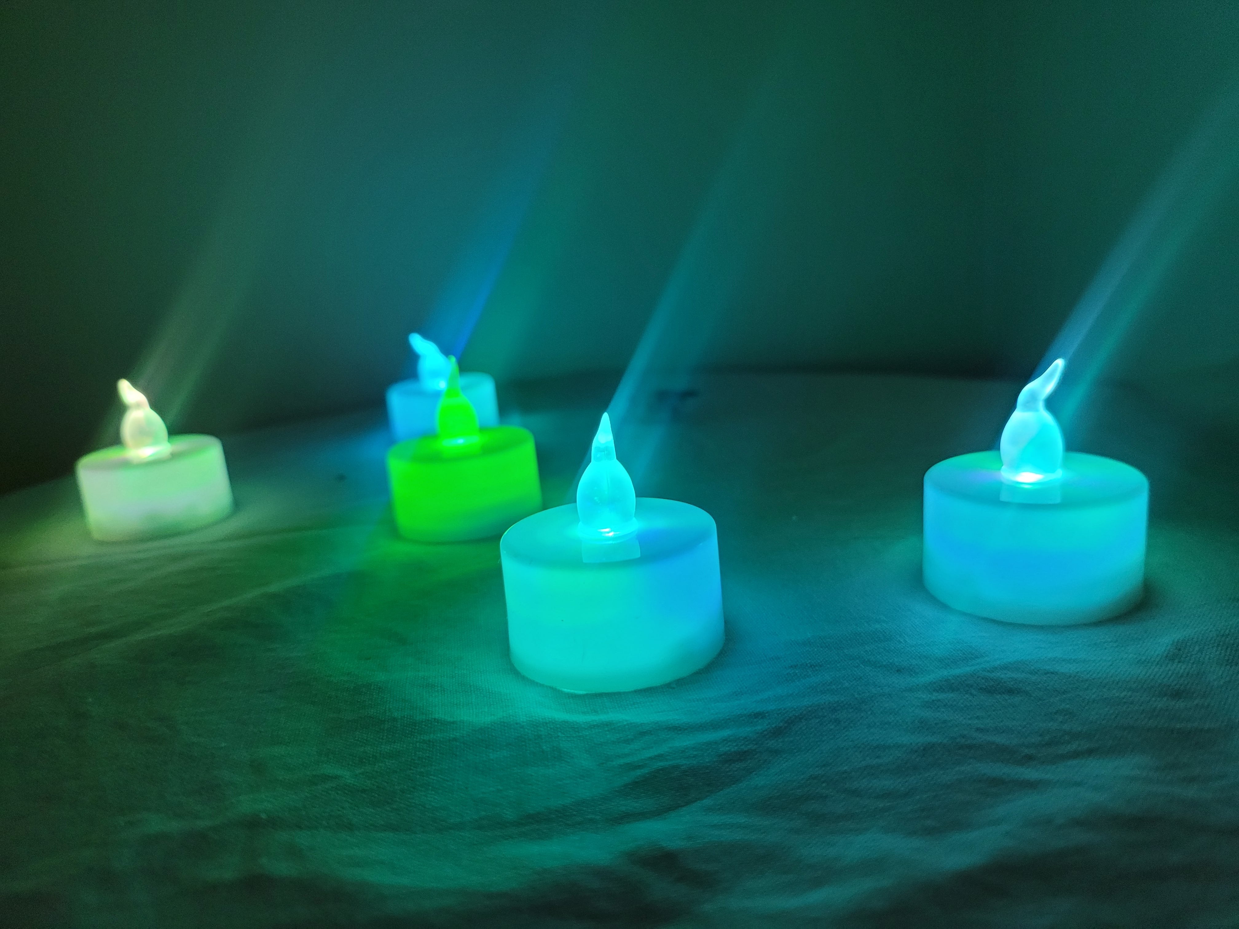 Colour Changing Tea Light Candle