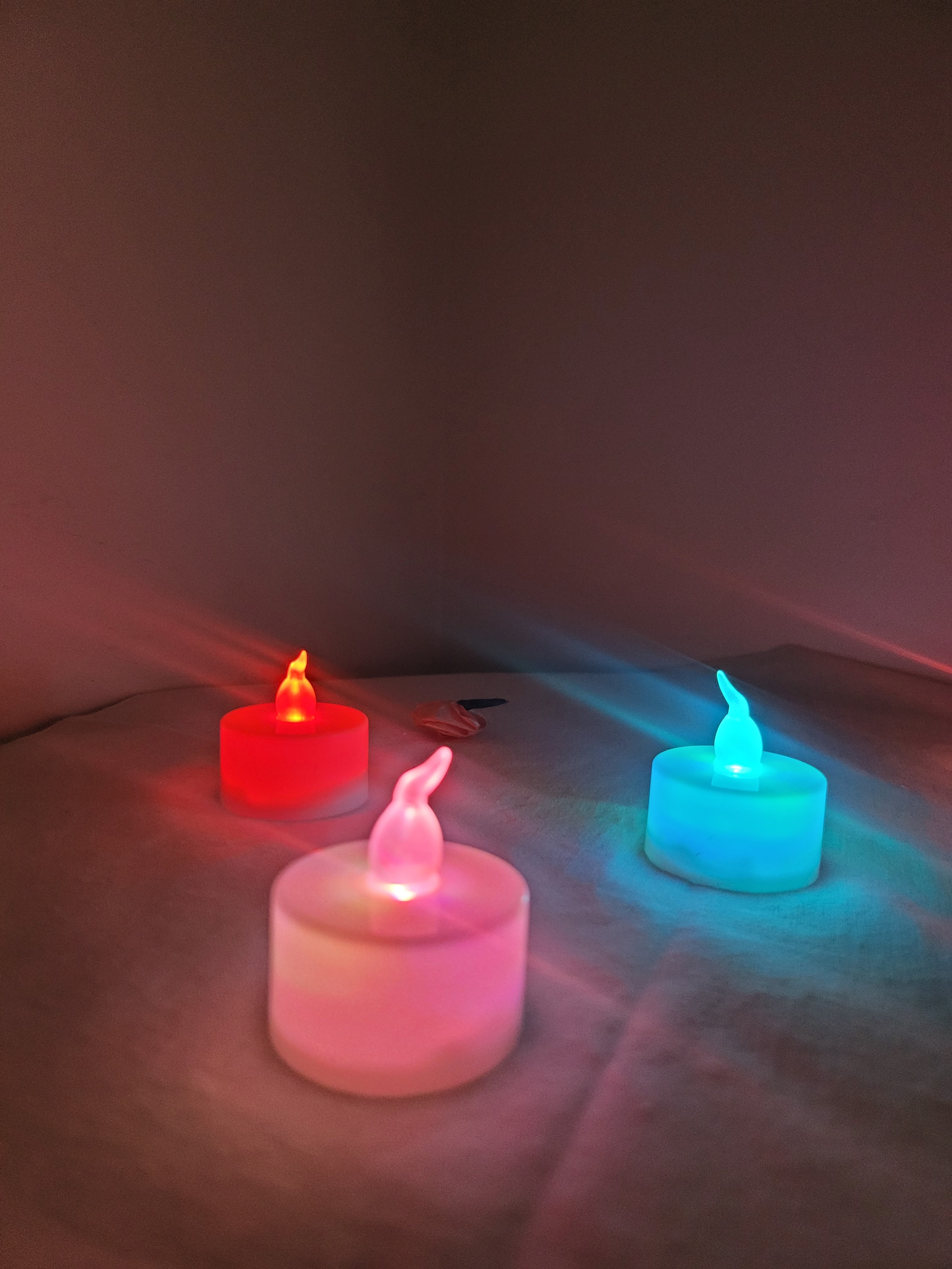 Colour Changing Tea Light Candle