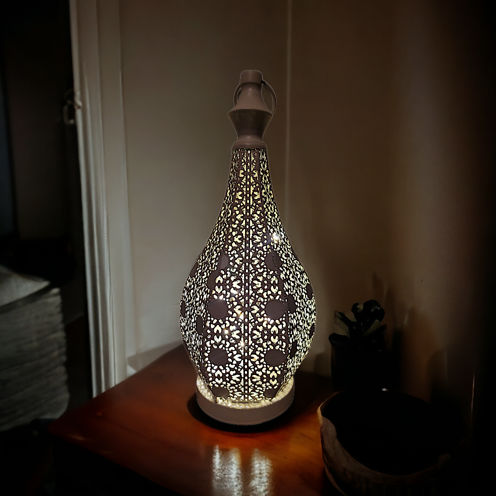 Moroccan Ivory - LED Lantern