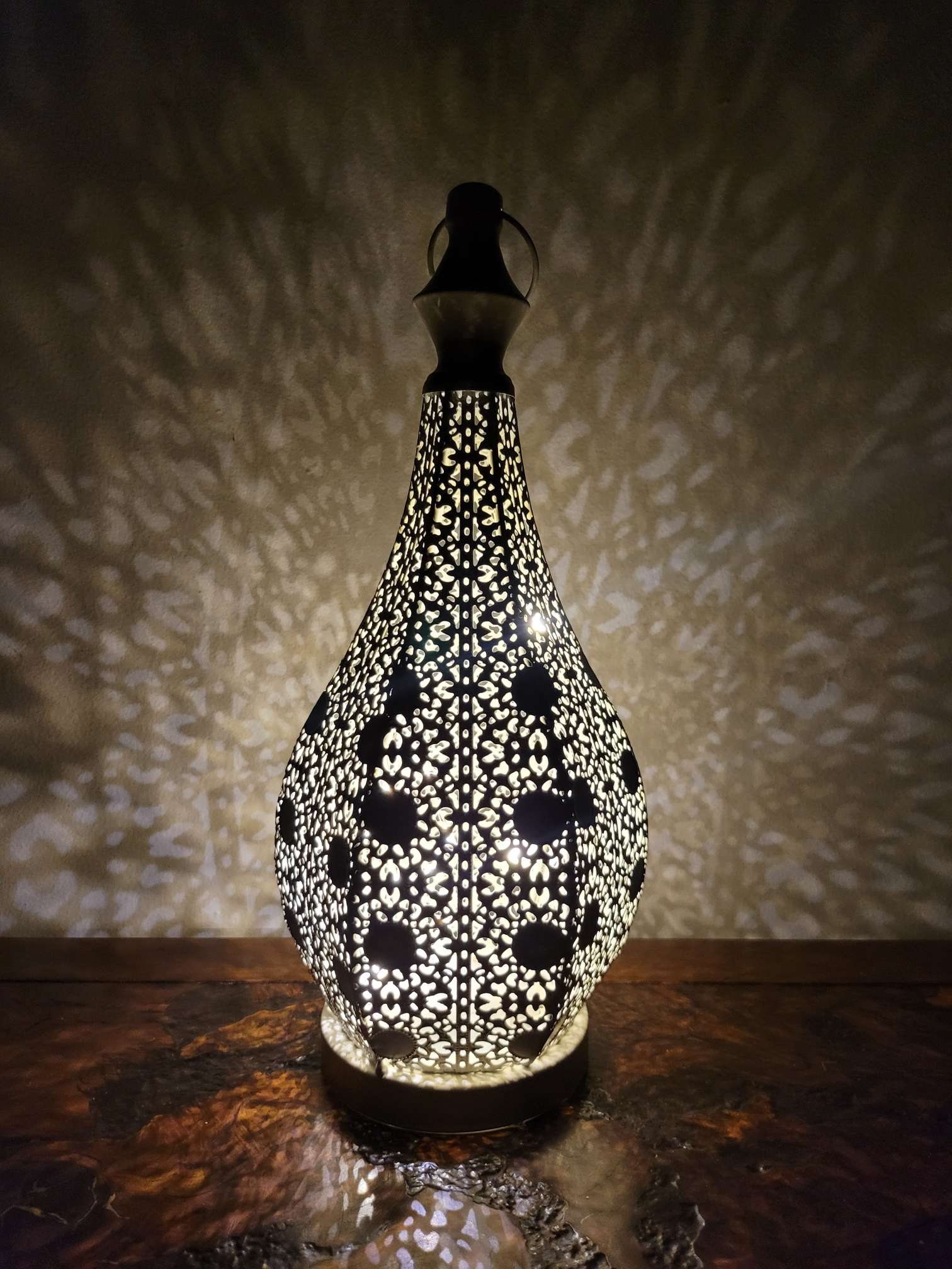 Moroccan Ivory - LED Lantern