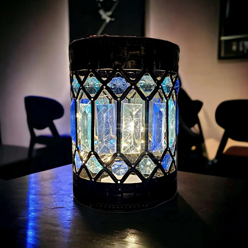 Blue Sapphire Led Lantern