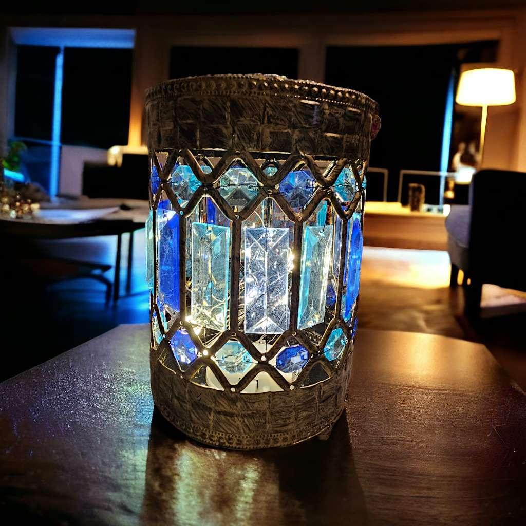 Blue Sapphire Led Lantern